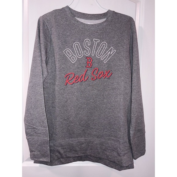 MLB Tops - Boston Red Sox Gray Sweatshirt